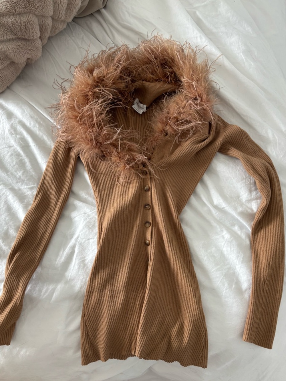 Jovana Feather Cardigan Lovers and Friends XS